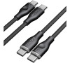 USB-C kabel VOLTME Powerlink Rugg 3A/60W 1m černý