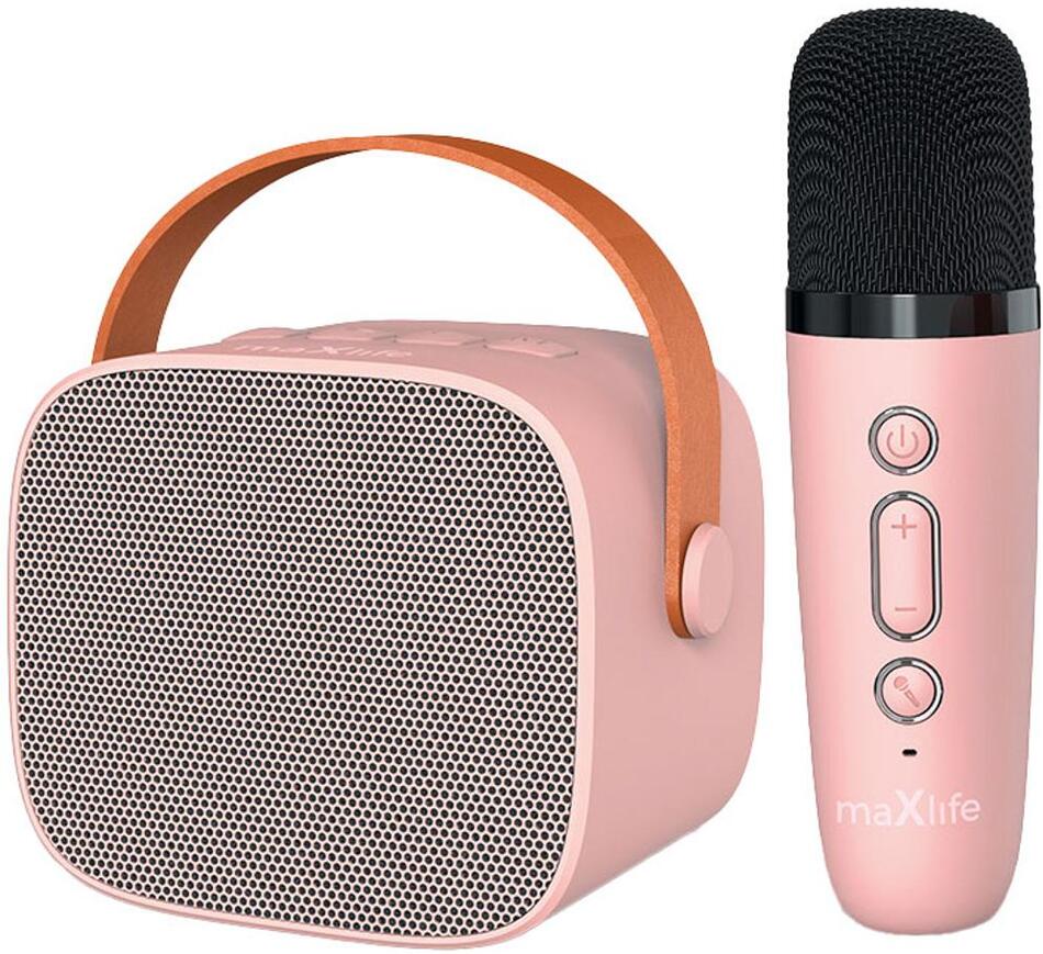 Dětské karaoke Maxlife MXKS-100 BT karaoke set pink