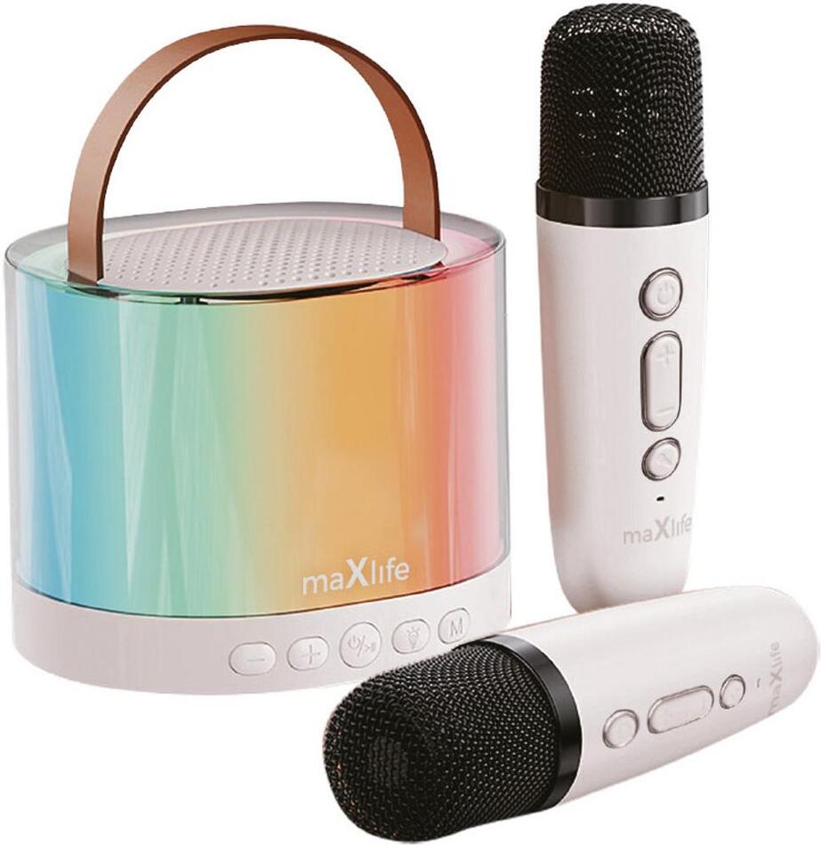 Dětské karaoke Maxlife MXKS-200 BT karaoke set white