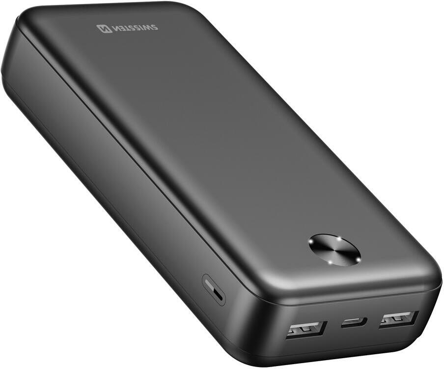 Powerbanka Swissten 20 000 mAh WORX PRO, černá