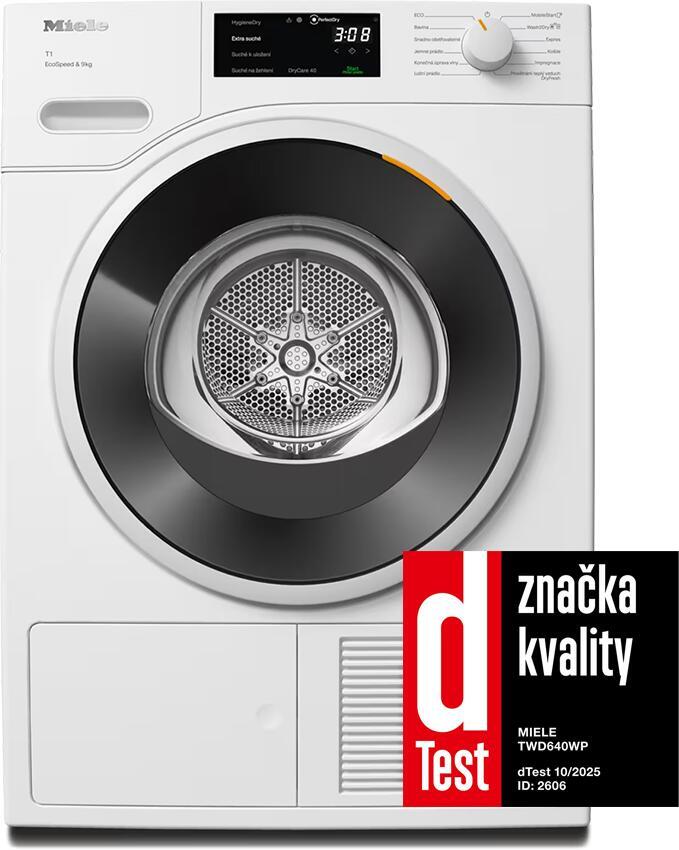 Sušička prádla Miele TWD640WP 9kg