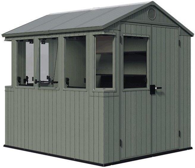Zahradní domek Keter Potting Shed 2v1 zelený, s podlahou