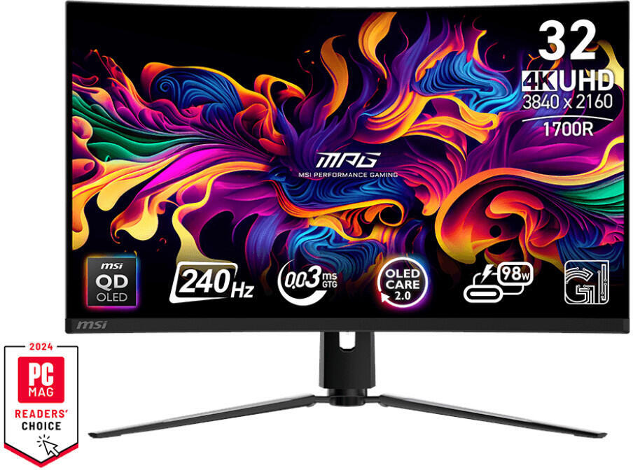 Herní monitor MSI MPG 321CURX QD-OLED