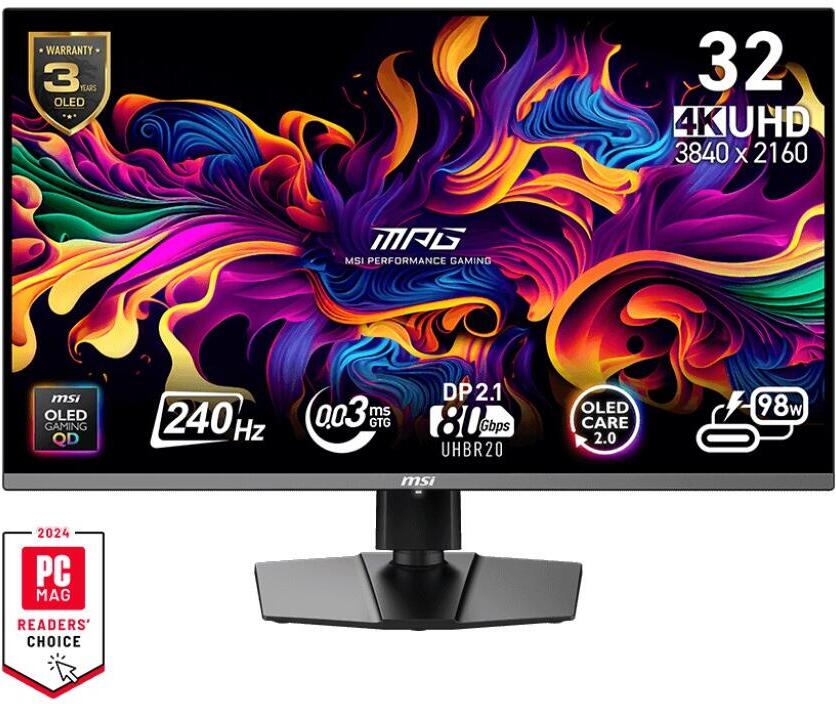Herní monitor MSI MPG 322URX QD-OLED