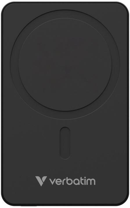 Verbatim magnetická bezdrátová powerbanka Charge 'n' Go Essentials, 5000mAh, černá (32225)