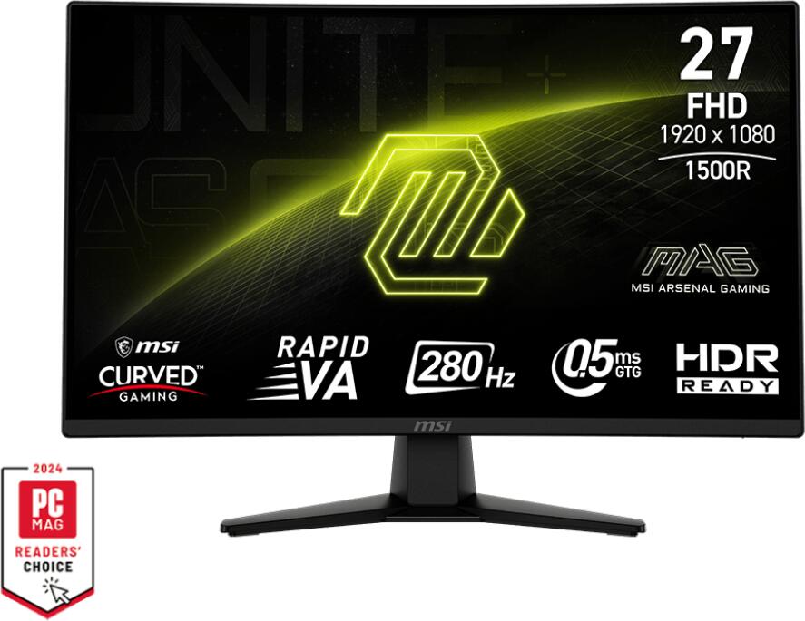 Herní monitor MSI MAG 274CXF, černý