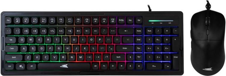 Baracuda ORCA herní set membránová klávesnice a myš, US layout, černá (BGC-011) (ORCA-B)