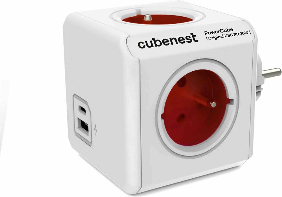 Cubenest PowerCube Original USB PD 20W A+C Red