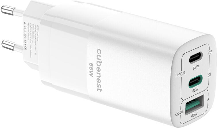 CubeNest PD Adapter 65W S3D0 White
