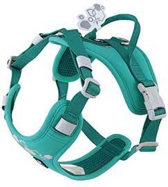 Postroj Hurtta Weekend Warrior II ECO paví zeleň 45-60