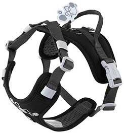 Postroj Hurtta Weekend Warrior II ECO černý 75-100