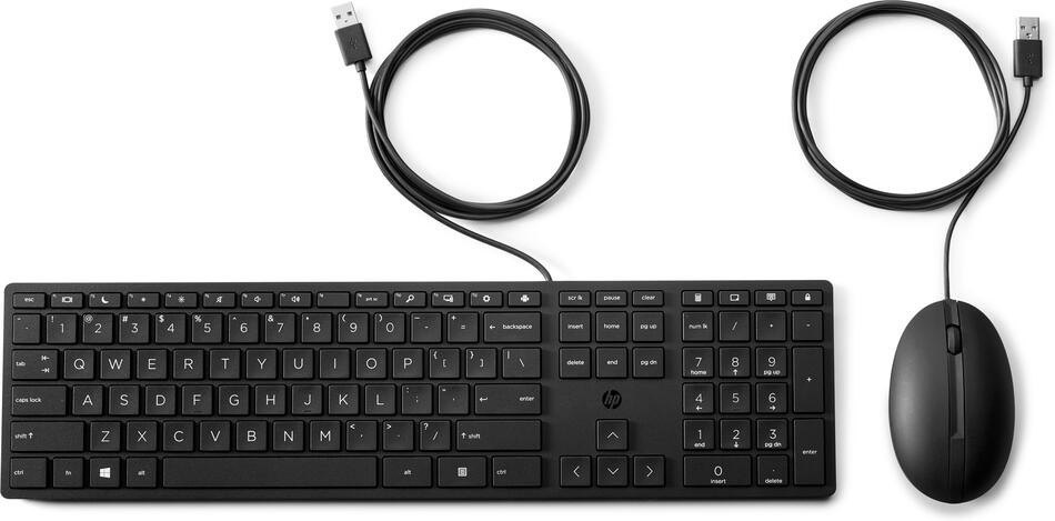 HP Wired 320MK Combo Keyboard + Mouse - CZ (9SR36UT#BCM)