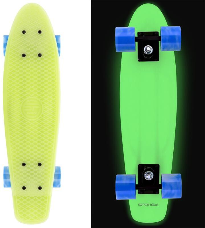 Spokey NEO Pennyboard se svítícími prvky ve tmě, 56 cm