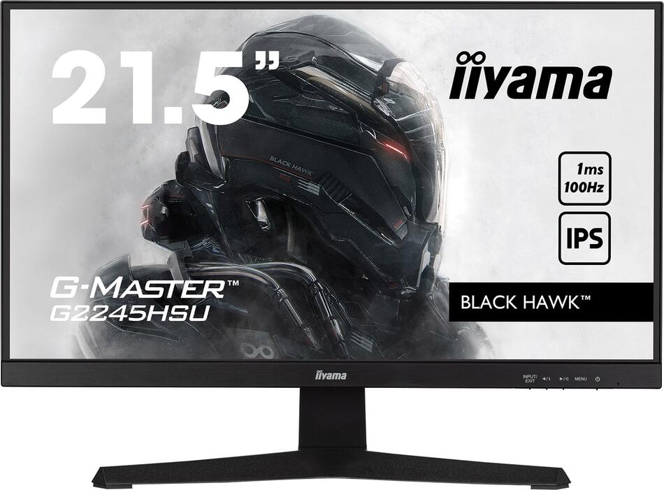 IIYAMA G-Master / G2245HSU-B2 / 21,5" / IPS / FHD / 100Hz / 1ms / Black / 3R