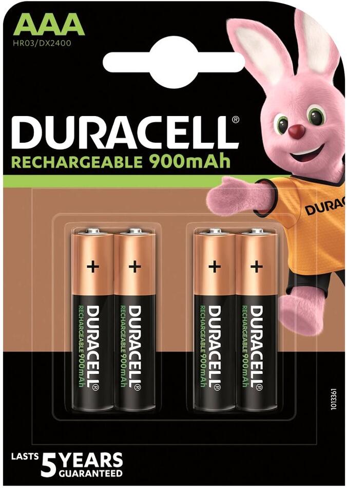 Duracell Rechargeable nabíjecí baterie 900mAh 4 ks (AAA) (42414)