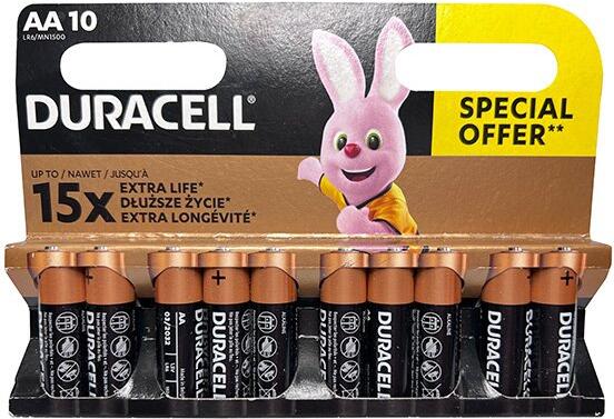 Duracell Basic alkalická baterie 10 ks (AA) (42308)