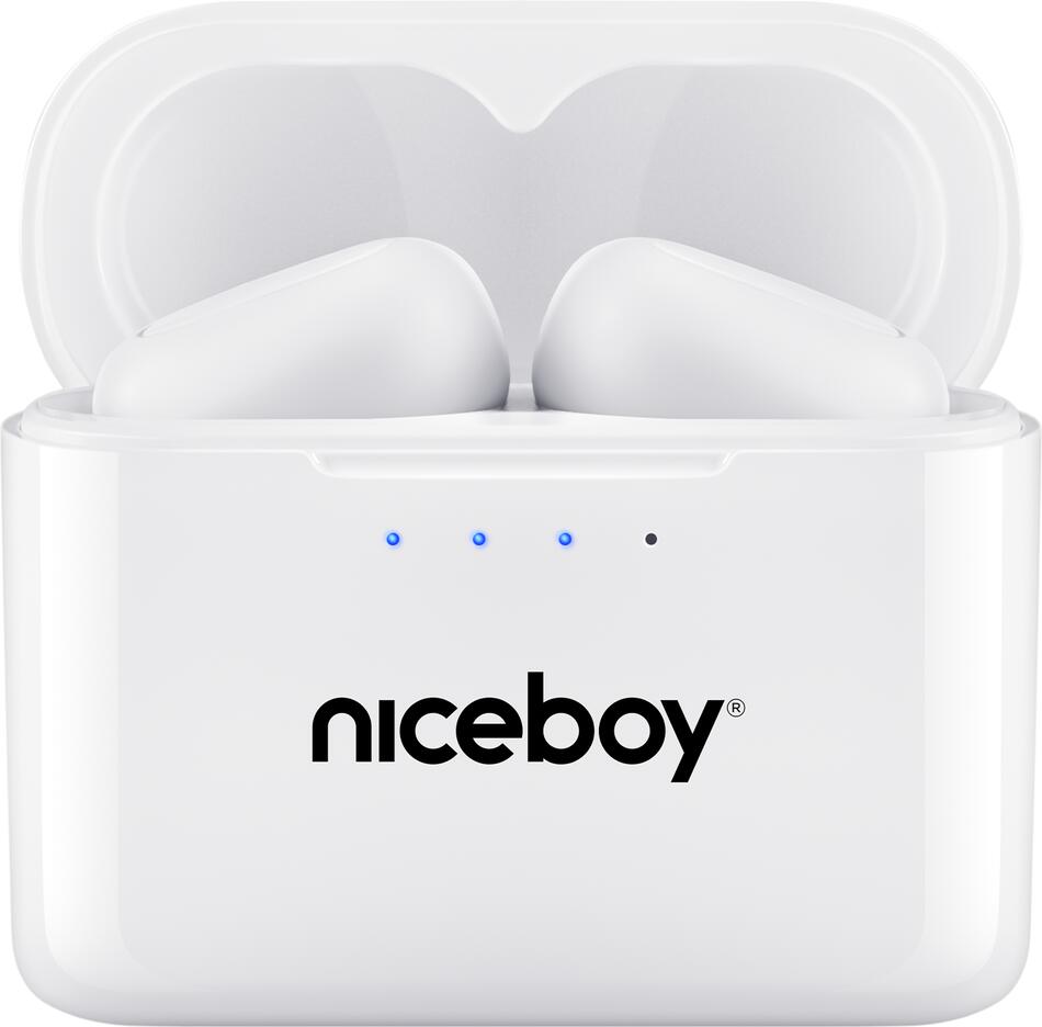 Bezdrátová sluchátka Niceboy Podsie 4 White