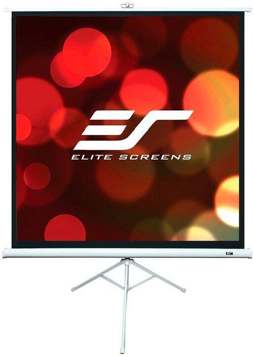 Plátno Elite Screens Tripod 113", 1:1, stativové - bílé