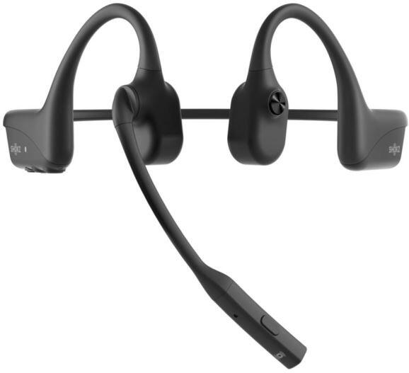 Shokz OpenComm2 UC (2025 Upgrade), USB-C adaptér, Bluetooth sluchátka před uši s mikrofonem, černá (C120-AC-BK-EU-000)