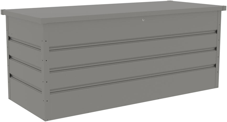 Zahradní box G21 Denver 770 L, metalický šedý plechový