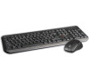 Klávesnice C-Tech WLKMC-01, bezdrátový combo set s myší, černý, USB, CZ/SK