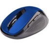 C-Tech Myš WLM-02/Ergonomická/Optická/Pro praváky/1 600 DPI/Bezdrátová USB/Černá-modrá (WLM-02B)