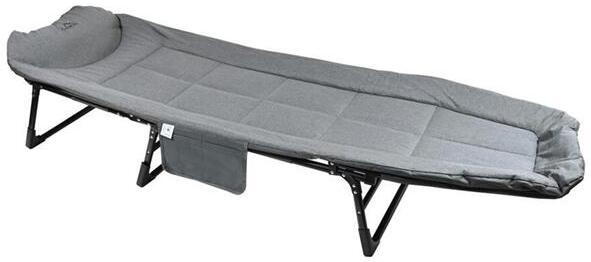 Lehátko Cattara SOFA kempingové skládací, polohovací, šedé