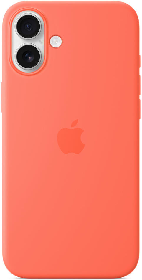 Apple iPhone 16 Plus Silicone Case with MS - Tangerine (MDGT4ZM/A)
