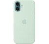 Apple iPhone 16 Plus Silicone Case with MS - Aquamarine (MDGU4ZM/A)