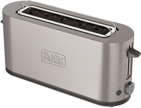 Topinkovač Black+Decker, BXTO1002E Topinkovač nerez, 1000W