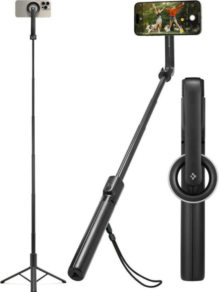 Selfie tyč Spigen MagSafe Tripod Selfie Stick Lo Long