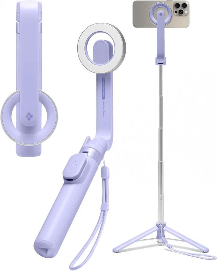 Selfie tyč Spigen MagSafe Tripod SelfieStick Lav LAVENDER