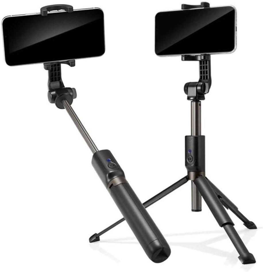 Selfie tyč Spigen Selfie Stick Tripod S540W Blac Black