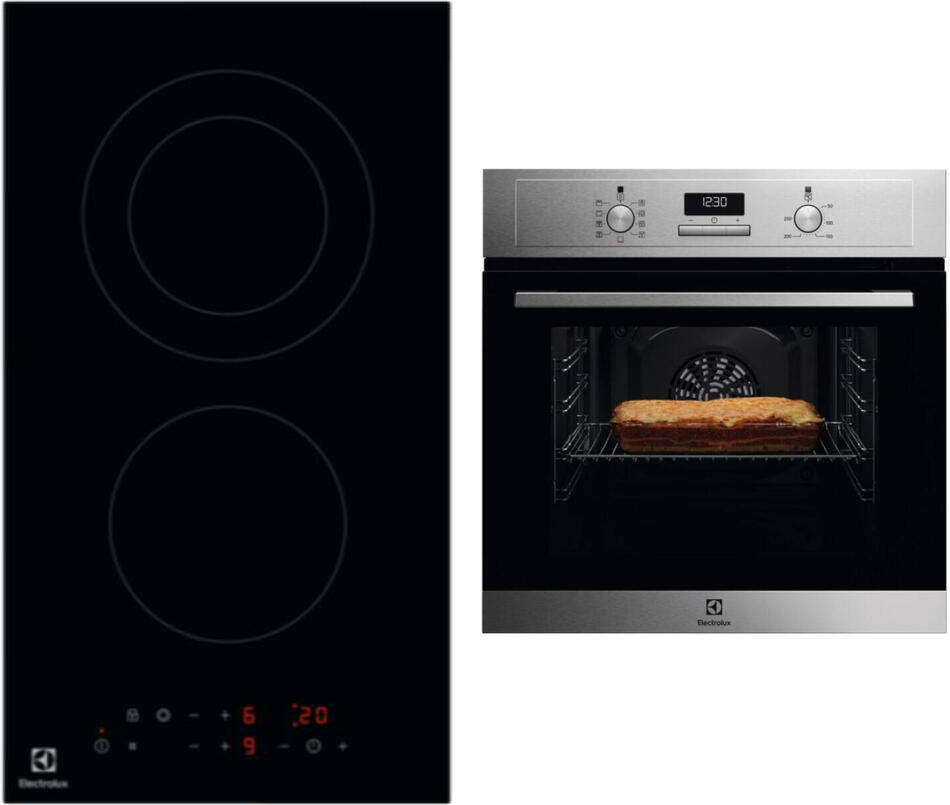 SET Sklokeramická deska ELECTROLUX LHR3233CK + Trouba Electrolux EOD3H40BX