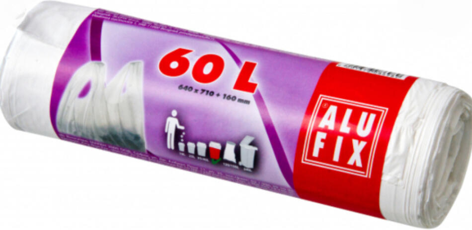Alufix Pytle na odpadky s uchy 60 l 12 ks
