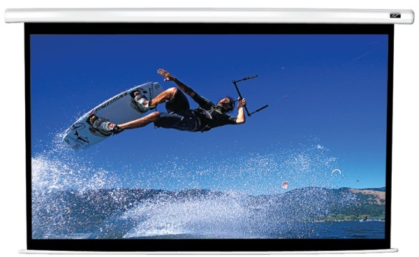 Plátno Elite Screens VMAX2 150", 16:9, El. pohon, roleta - bílé