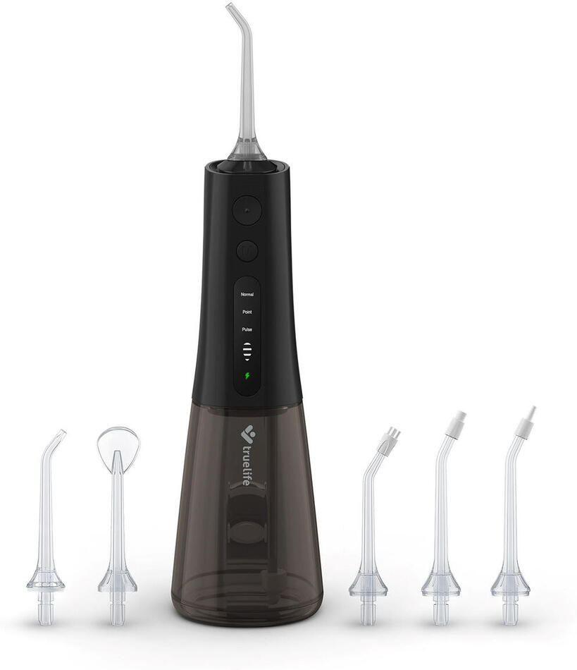 Ústní sprcha TrueLife AquaFloss Compact L100, černá