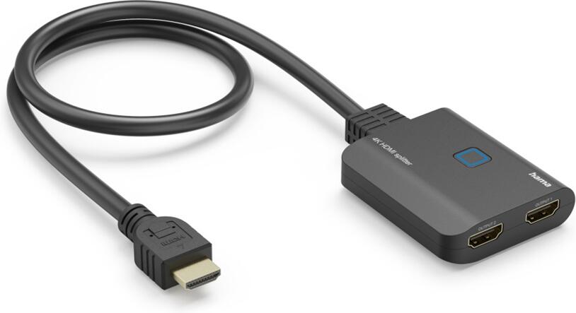 Hama HDMI 4K rozbočovač, 1 vstup, 2 výstupy