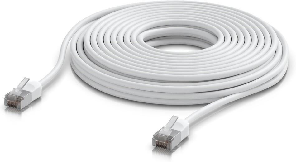 Patch kabel Ubiquiti UACC-Cable-Patch-Outdoor-C6A-12M-W venkovní Cat6a, 12m