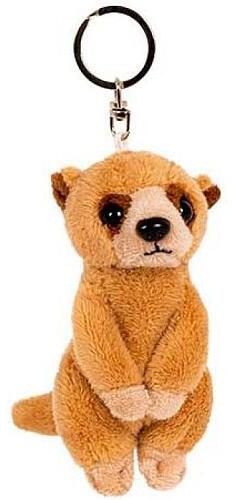Teddies Surikata plyš přívěsek plyš 5x10cm hnědá 0m+