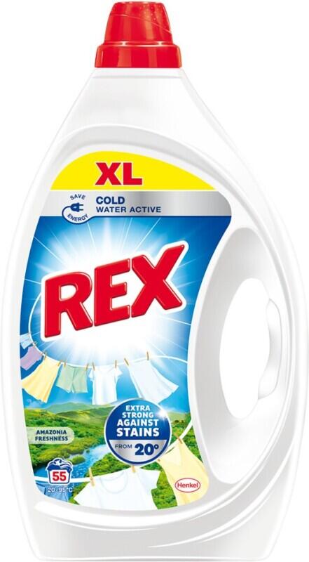 REX prací gel Amazonia Freshness 55 praní, 2,475L