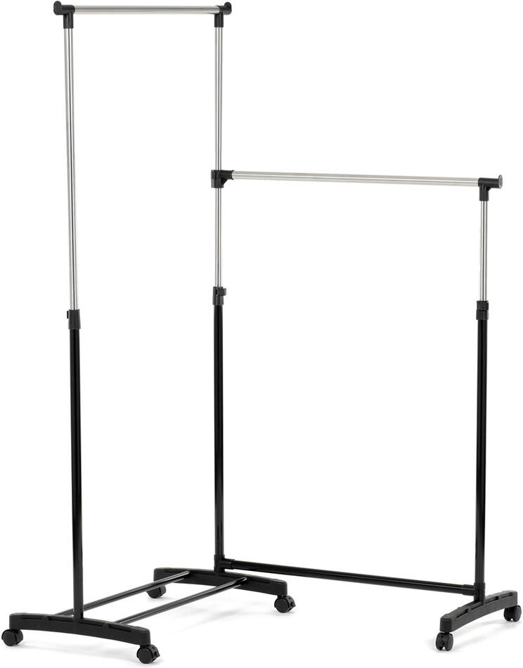 Stojan na šaty, plast, černá, GD-174 BK Autronic