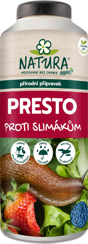 Přípravek Agro NATURA PRESTO na slimáky 920 g