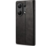 Lenuo Leather flipové pouzdro pro Xiaomi Redmi Note 13 Pro černá