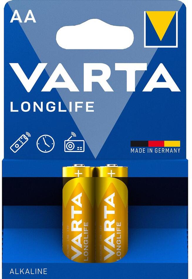 Baterie Varta LR6 2BP AA Longlife Alk