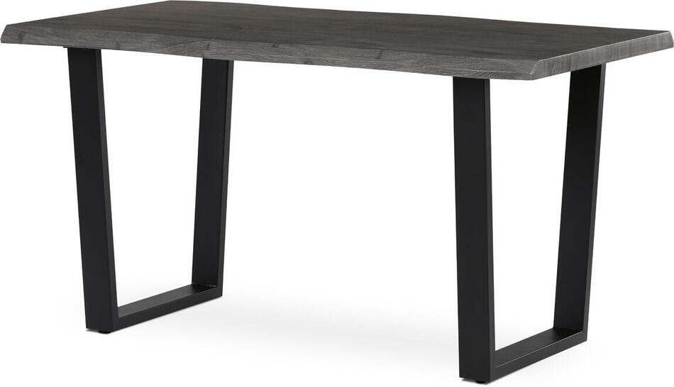 Jídelní stůl Autronic HT-F4214, 140x80cm, šedý