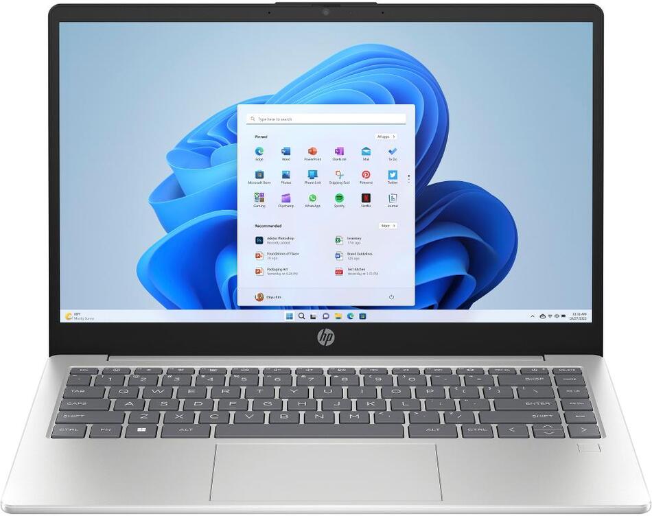 Notebook HP 14-hc0046nc Silver (B9QB1EA)