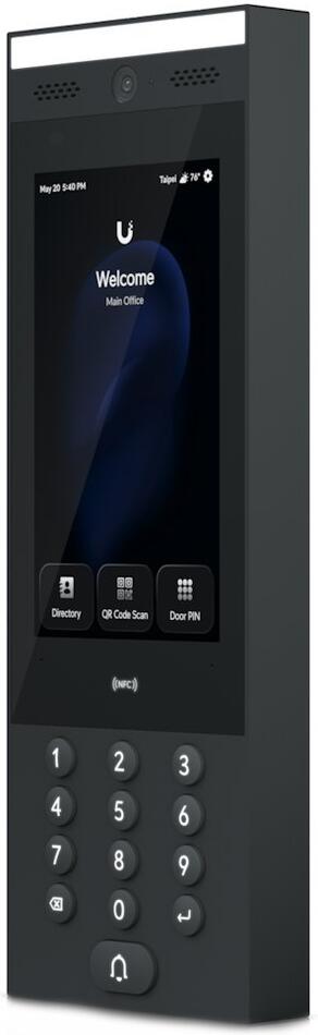 Ubiquiti UniFi Access G3 Intercom - Interkom, 2Mpx kamera, obousměrné audio, 7" dotykový displej, IP65, černá (UA-G3-Intercom)