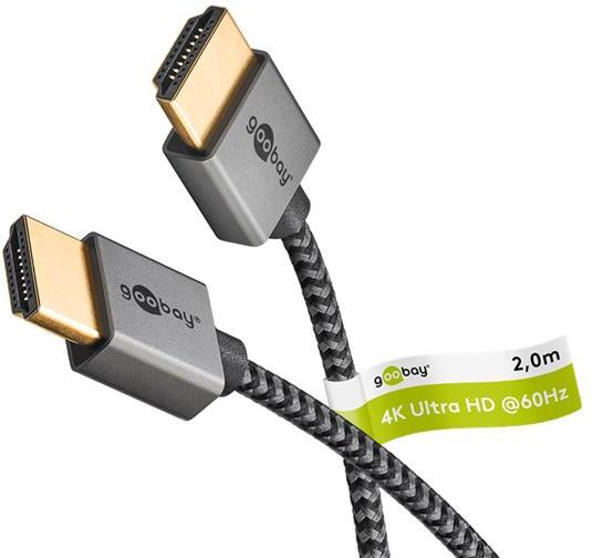 Kabel GOOBAY 75753 HDMI Slim High Speed s Ethernetem 2.0 4K 2m