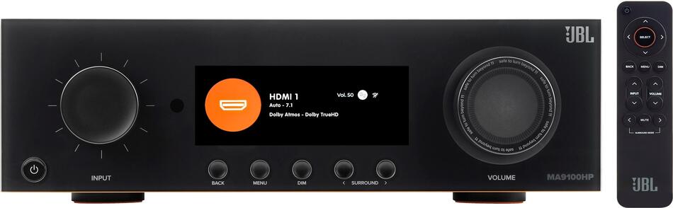 JBL MA9100HP - AV receiver 9.2, 140 W, 8K, Wi-Fi, Bluetooth, Dolby Atmos + Vision - černý
